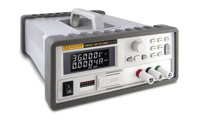 Piocotest's latest programmable supplies offer continuous autoranging and power-sequencing capability
